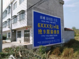 江永墙体广告质量分析