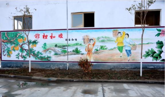 江永乡镇文化墙 乡风文明焕发新活力