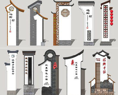 江永美丽乡村标识标牌有哪些分类？