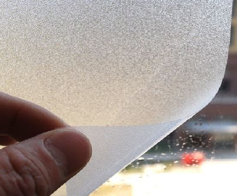 江永玻璃门外面粘广告用什么材料好？